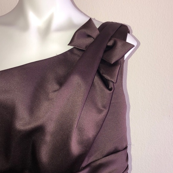 NWT DAVI’S BRIDAL one shoulder dress size 16 - Picture 3 of 7